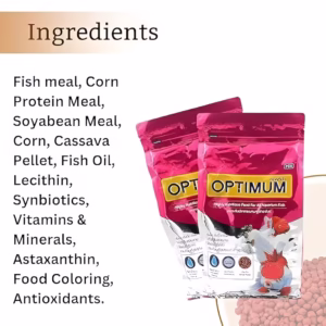 Optimum Fish Food, Floating Small Pellet (100g, 1kg)