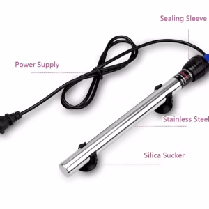 Aquarium Heaters (25W, 50W, 100W, 150W, 200W, 300W, 100W Stainless, 200W Stainless, 300W Stainless, 500W Stainless) - Premium Quality by Top Class Brands