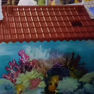 Fish Aquarium Glass 1.5 Feet (Rectangular) – Complete Aquarium Kit with Accessories - Japanese Top Cover Design